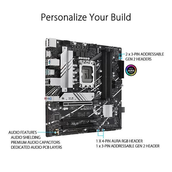 ASUS Prime B760M-A DDR4 Intel Motherboard