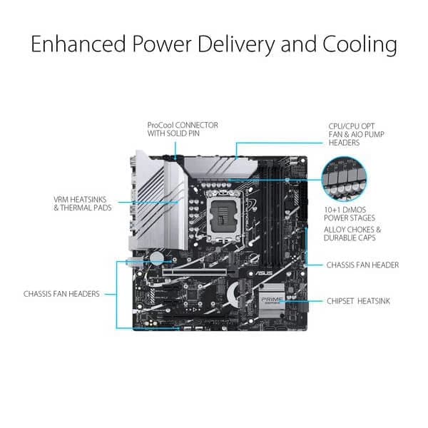 ASUS Prime Z790M-Plus DDR4 Intel Motherboard