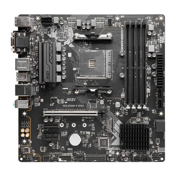 MSI Pro B550M-P Gen 3 DDR4 AMM Motherboard