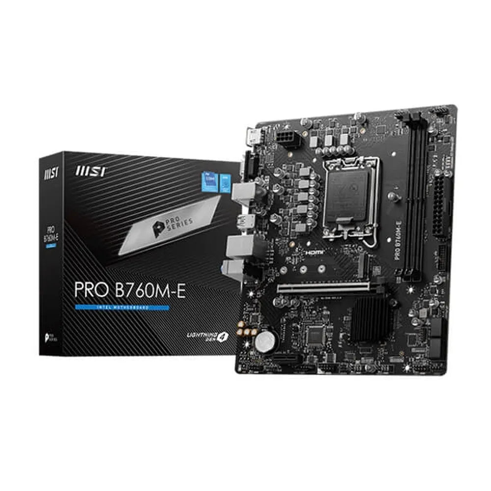 MSI Pro B760M-E DDR5 Intel Motherboard