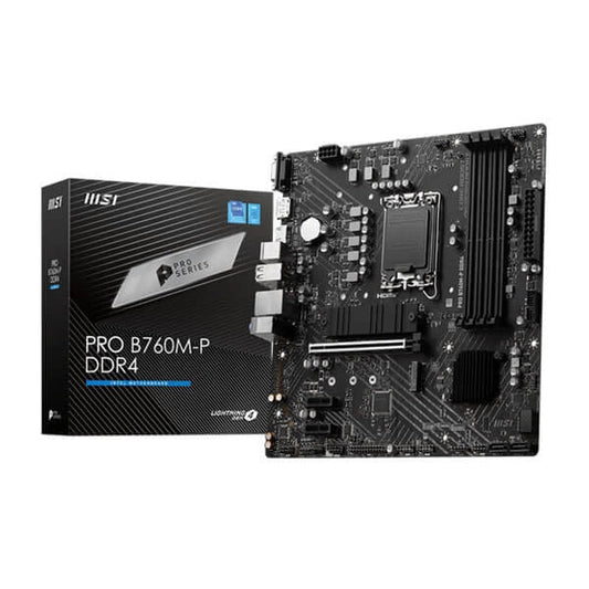 MSI Pro B760M-P DDR4 Intel Motherboard