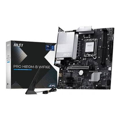 MSI PRO H810M-B WIFI6E DDR5 Intel LGA 1851 Motherboard