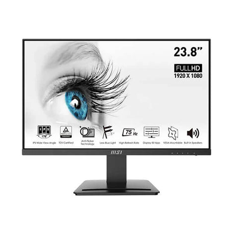MSI Pro MP243 24 Inch FHD 75Hz IPS Panel 99.08% SRGB 7ms AMD Free Sync Professional Business Monitor