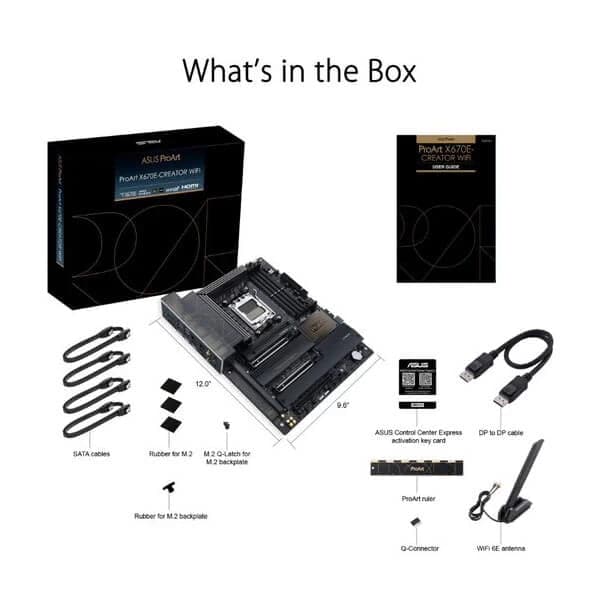 ASUS ProArt X670E Creator Wifi DDR5 AMD Motherboard