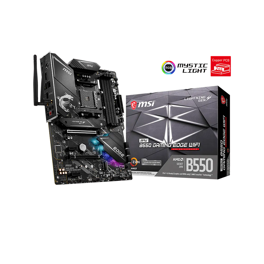 MSI MPG B550 Gaming Edge Wifi DDR4 AMD Motherboard