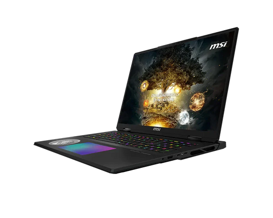 MSI TITAN 18 HX DRAGON EDITION AI A2WJ-1224IN [ULTRA9-290HX/96GB RAM/4TB SSD/WIN11 HOME/18.0" MINI LED 4K 240Hz/24GB-RTX5090 GRAPHICS/2 YEAR(S)/BLACK]