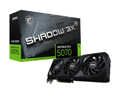 MSI GeForce RTX 5070 12G SHADOW 3X OC Graphic Card