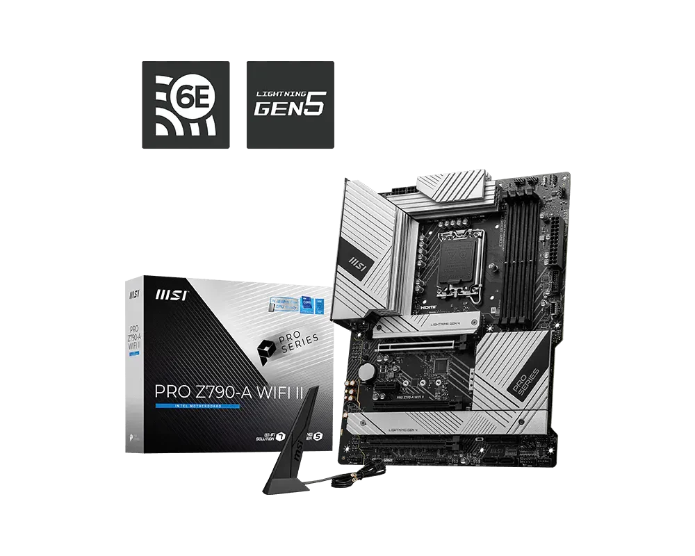 MSI PRO Z790-A WIFI II DDR5 LGA 1700 Motherboard
