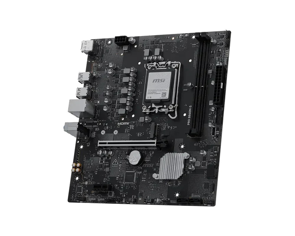 MSI PRO B860M-S DDR5 LGA 1851 Motherboard