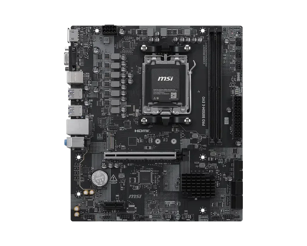 MSI PRO B850M-E EVO DDR5 AM5 Motherboard