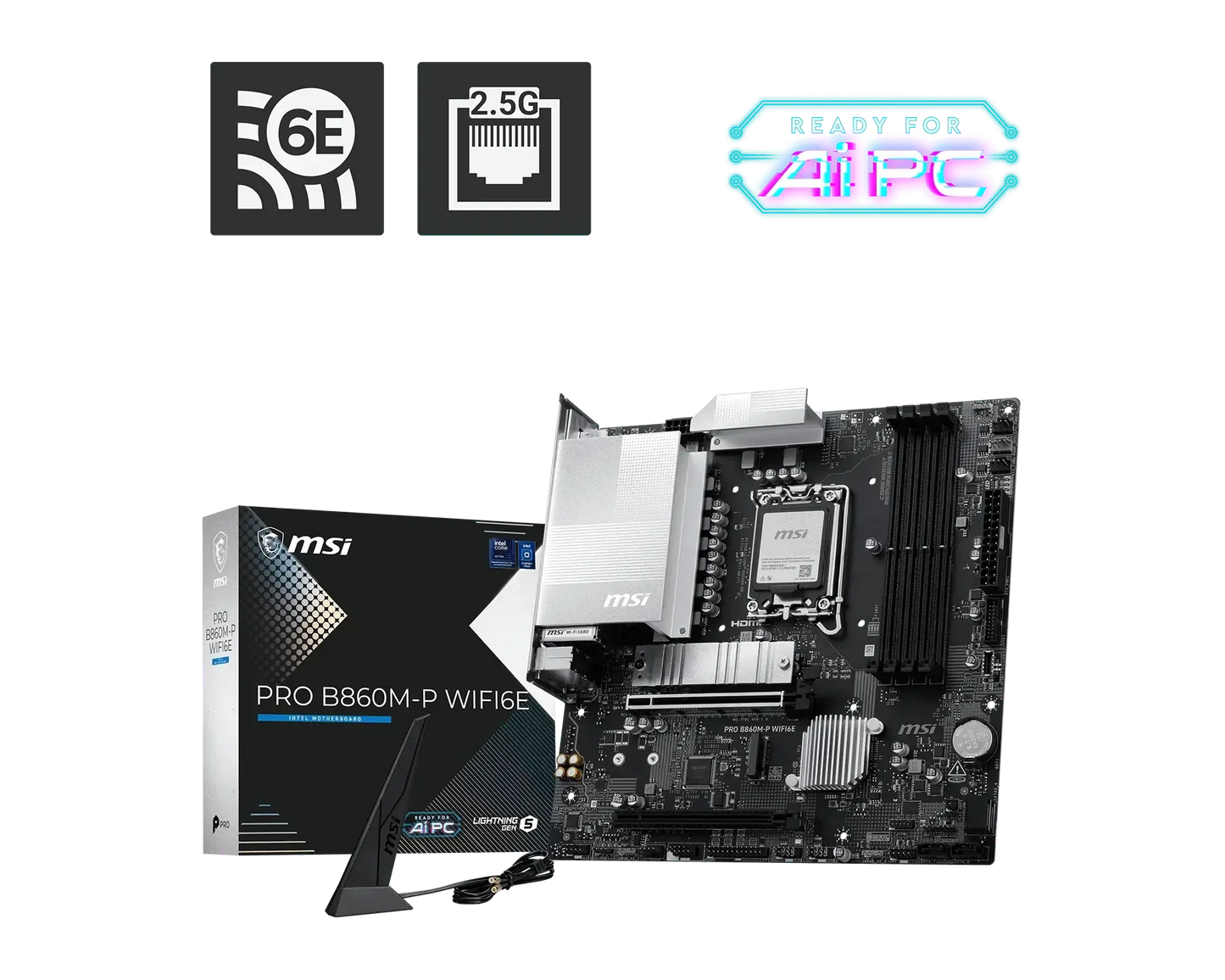 MSI PRO B860M-P WIFI6E LGA 1851 Motherboard