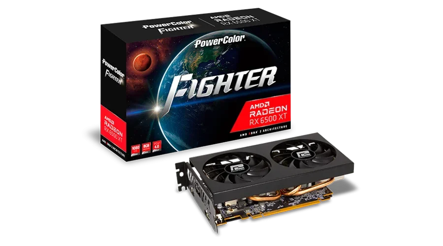 POWERCOLOR FIGHTER AMD RADEON RX 6500 XT 8GB GDDR6