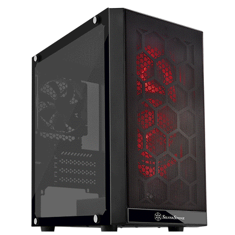 SILVERSTONE PS15 MATX Mid Tower Cabinet (Black)