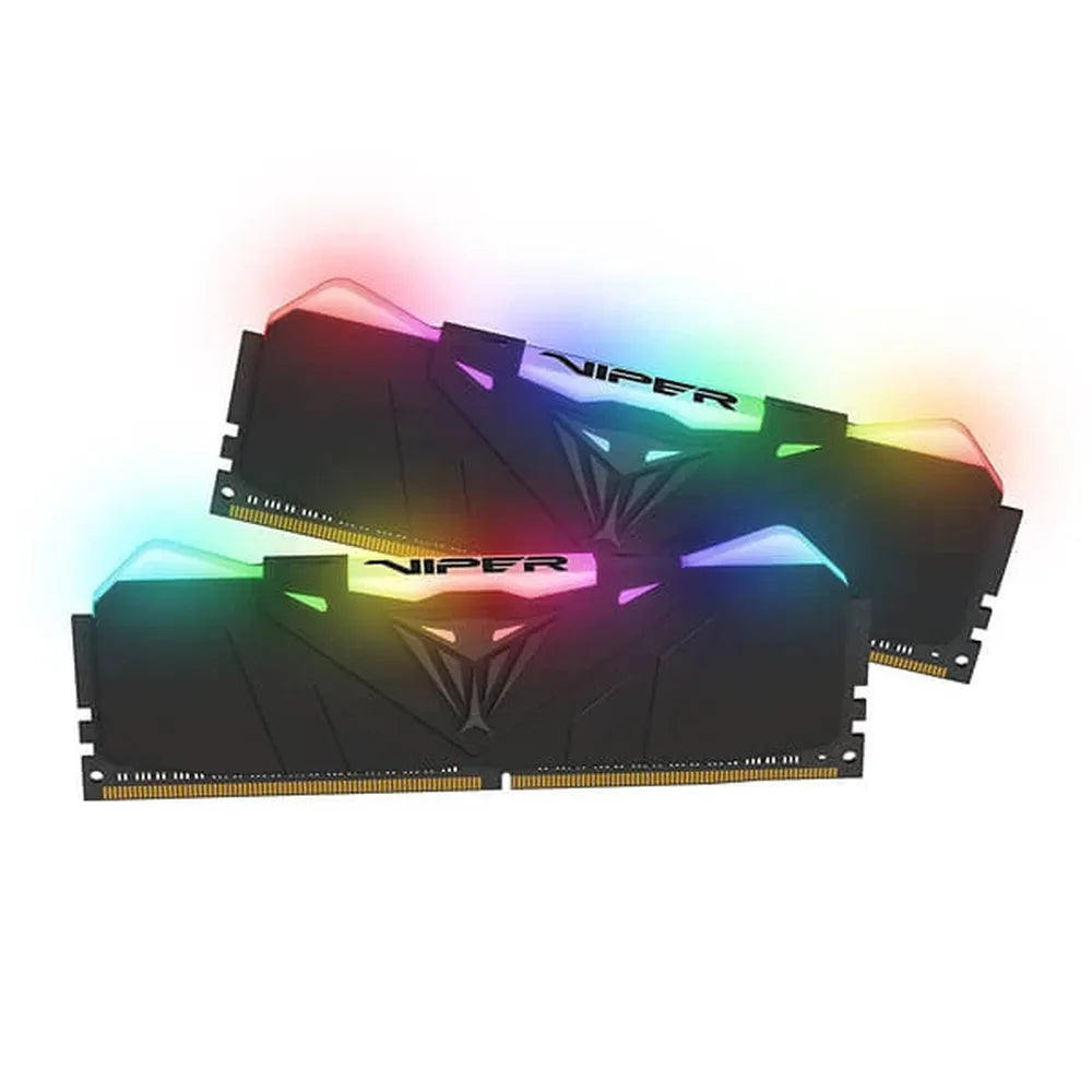 PATRIOT Viper RGB 16GB ( 8GBX2 ) 3200MHz DDR4 RAM ( Black ) ( CL16 )
