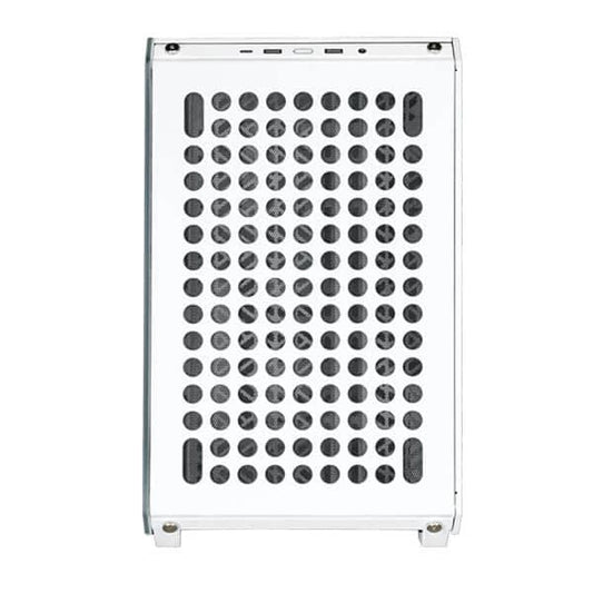 COOLER MASTER Qube 500 Flatpack Mesh EATX Mid Tower Cabinet (White)