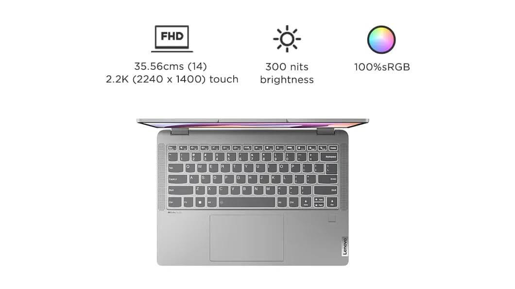 LENOVO FLEX 5 82XX0071IN [R7-7730U RYZEN/16GB/512GB SSD/WIN11 HOME+MSO/14.0 INCH/INTEGRATED GRAPHICS /1 YEAR(S)/GREY]