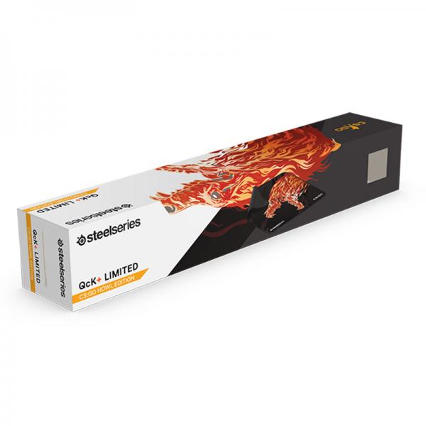 STEELSERIES QCK Plus Limited CS:GO Howl Edition Large Black Mousepad