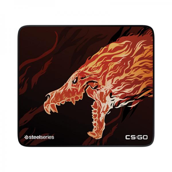 STEELSERIES QCK Plus Limited CS:GO Howl Edition Large Black Mousepad
