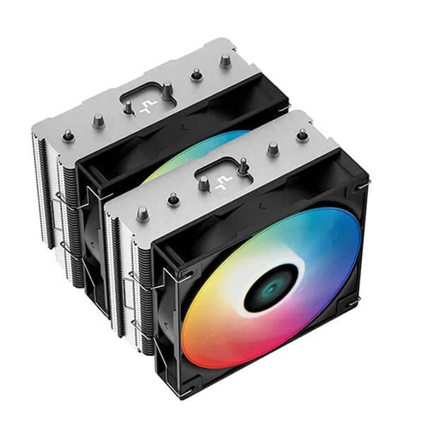DEEPCOOL Gammaxx AG620 ARGB 120mm Dual Tower CPU Air Cooler (Black)