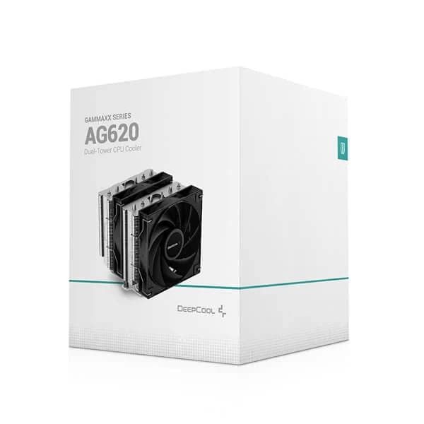 DEEPCOOL Gammaxx AG620 120mm Dual Tower CPU Air Cooler (Black)