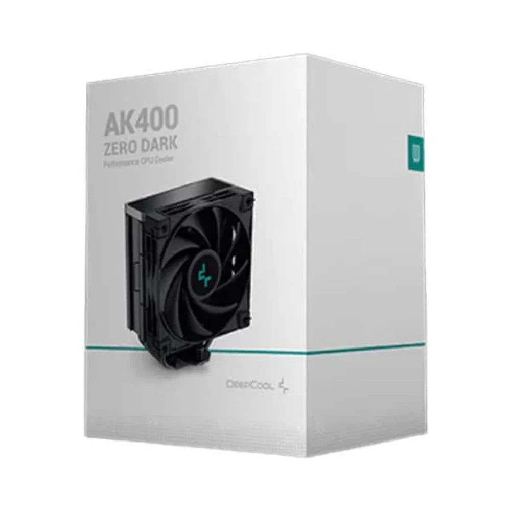 DeepCool AK400 Zero Dark 120mm Single Tower Air Cooler (Black)