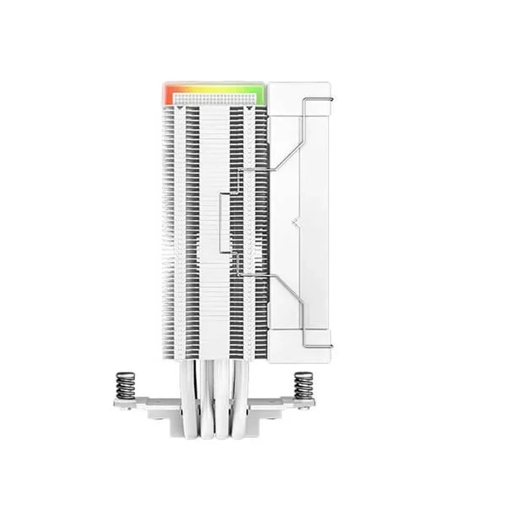DEEPCOOL AK400 Digital WH 120mm Single Tower CPU Air Cooler With ARGB LED Strips (White)