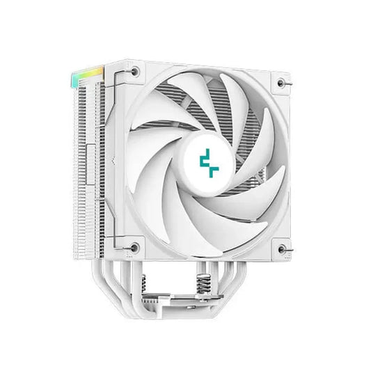 DEEPCOOL AK400 Digital WH 120mm Single Tower CPU Air Cooler With ARGB LED Strips (White)