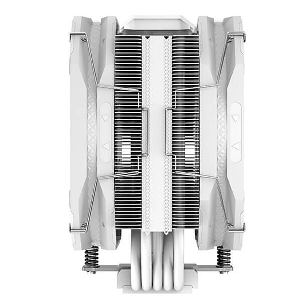 DEEPCOOL AS500 Plus ARGB 140mm Single Tower CPU Air Cooler (White)