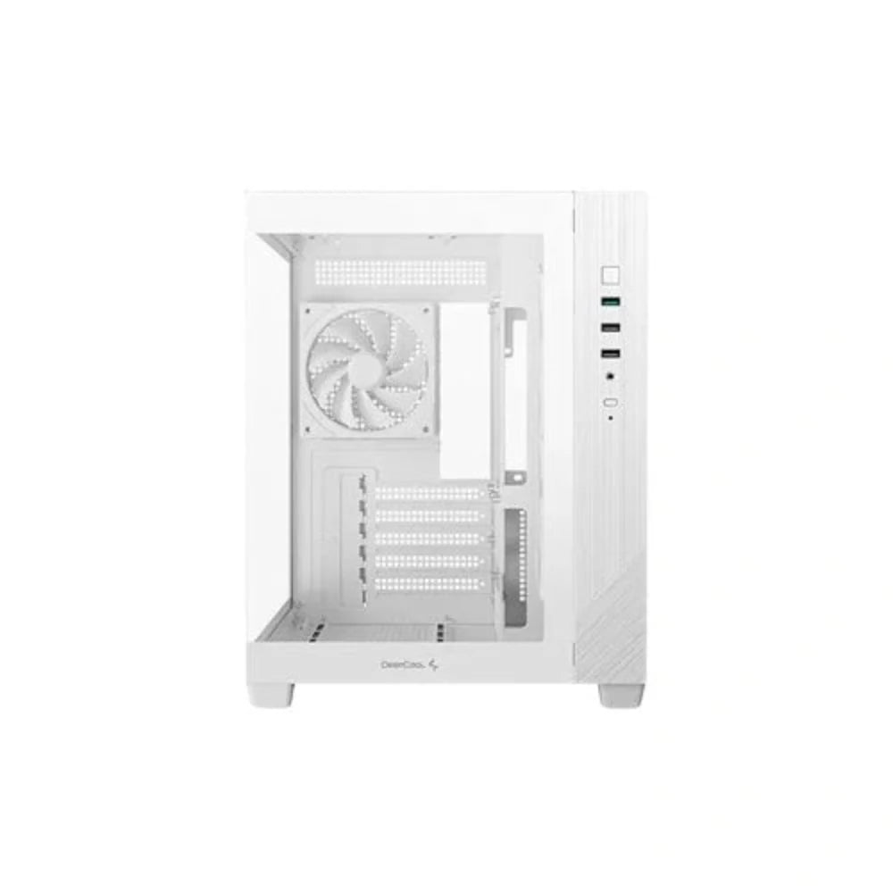 DEEPCOOL CG330 3F ARGB MATX Mid Tower Cabinet ( White )
