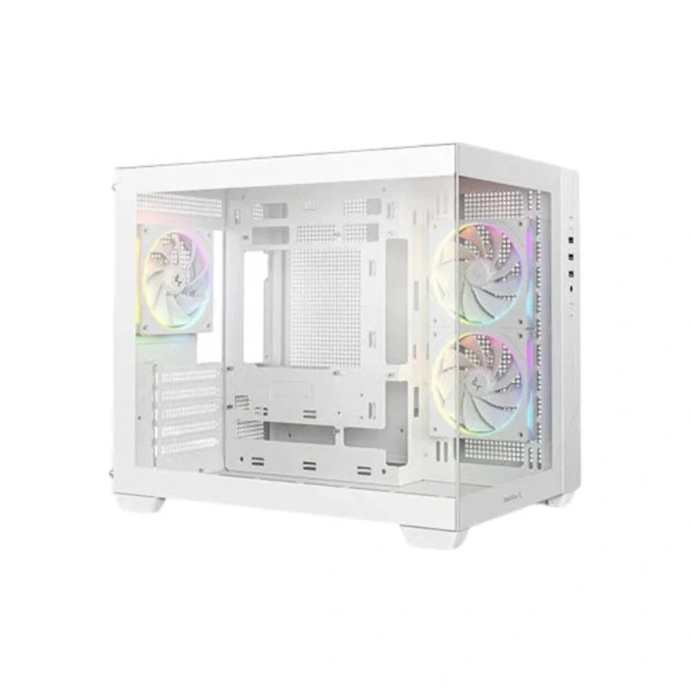 DEEPCOOL CG330 3F ARGB MATX Mid Tower Cabinet ( White )