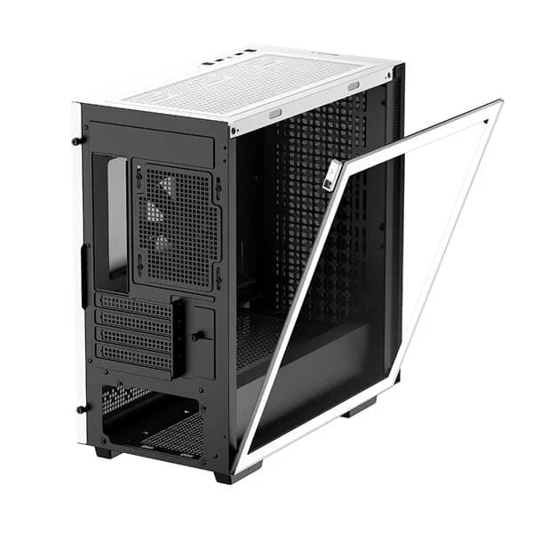 DEEPCOOL CH370 White MATX Mini Tower Cabinet (White)