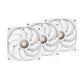 DEEPCOOL FT12 Non-RGB Cabinet Fan (White) (Triple Pack)