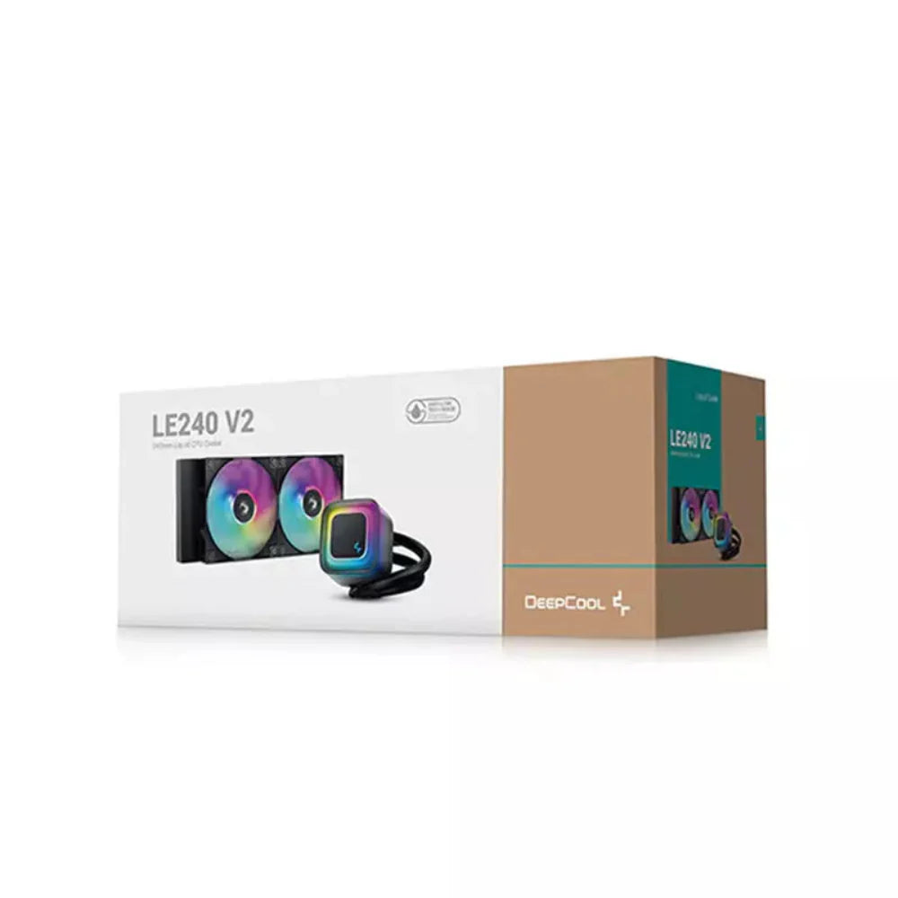 DEEPCOOL LE240 V2 240MM ARGB Liquid Cooler ( Black )