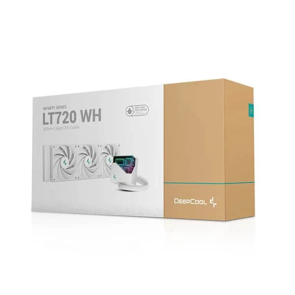 DEEPCOOL Infinity LT720 ARGB 360mm CPU Liquid Cooler (White)