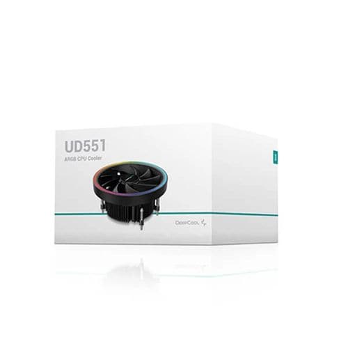 DEEPCOOL UD551 ARGB Single Tower CPU Air Cooler (Black)