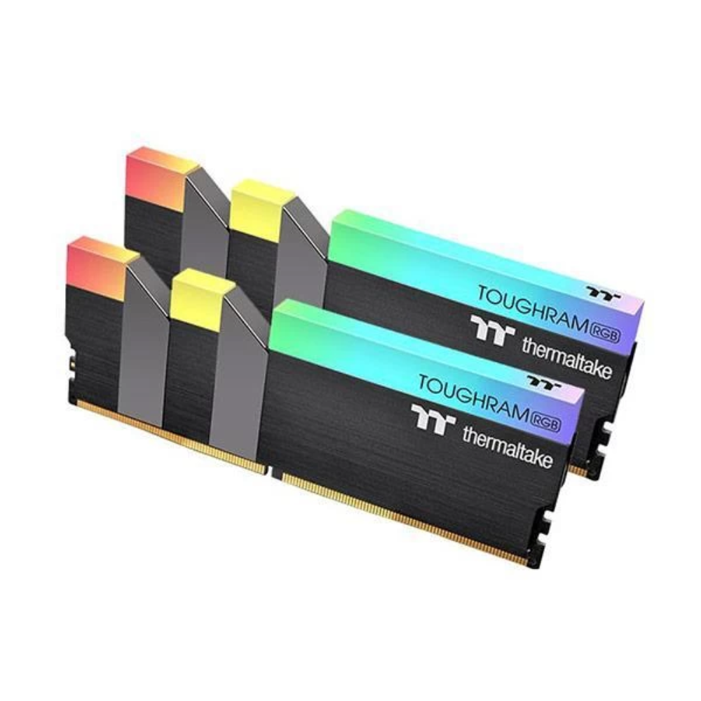 THERMALTAKE Toughram RGB 32GB ( 16GBx2 ) 3600MHz DDR4 RAM ( Black ) ( CL18 )