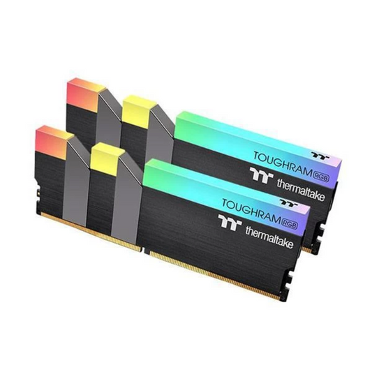 THERMALTAKE Toughram RGB 32GB ( 16GBx2 ) 3600MHz DDR4 RAM ( Black ) ( CL18 )