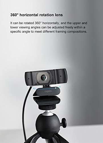 RAPOO C200 720P HD USB BLACK WEBCAM