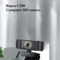 RAPOO C200 720P HD USB BLACK WEBCAM