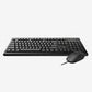 RAPOO X120PRO WIRED OPTICAL KEYBOARD & MOUSE COMBO 1600DPI SPILL RESISTANCE KEYBOARD -BLACK