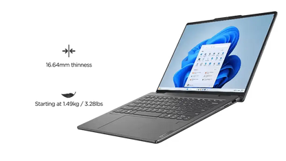 LENOVO YOGA 7I 83DJ006XIN [ULTRA5-125H 14TH GEN/16GB/1TB SSD/WIN11 HOME+MSO/14.0 INCH TOUCH/INTEGRATED GRAPHICS /1 YEAR(S)/BLACK/DIGITAL PEN]
