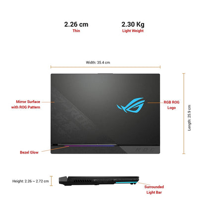 ASUS ROG STRIX SCAR 15 (2021), 15.6-INCH (39.62 CMS) FHD 300HZ/3MS, AMD RYZEN 9 5900HX, GEFORCE RTX 3080 8GB GRAPHICS, GAMING LAPTOP(16GB/1TB SSD/OFFICE 2019/WINDOWS 10/BLACK/2.3 KG), G533QS-HF210TS