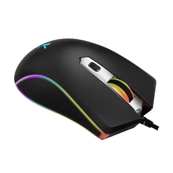 RAPOO V280 Wired Ergonomic Gaming Mouse ( V280 ) ( 7000DPI / 5 Macro Button ) ( Black )