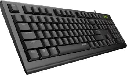 RAPOO NK1800 SPILL RESISTANCE WIRED USB KEYBOARD