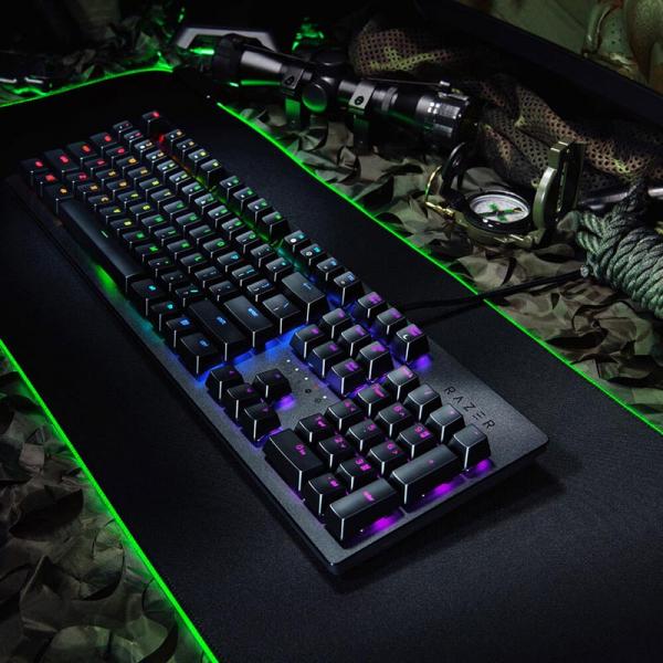 RAZER Huntsman RGB Full Size Opto-Mechanical Wireless Gaming Keyboard (Black )