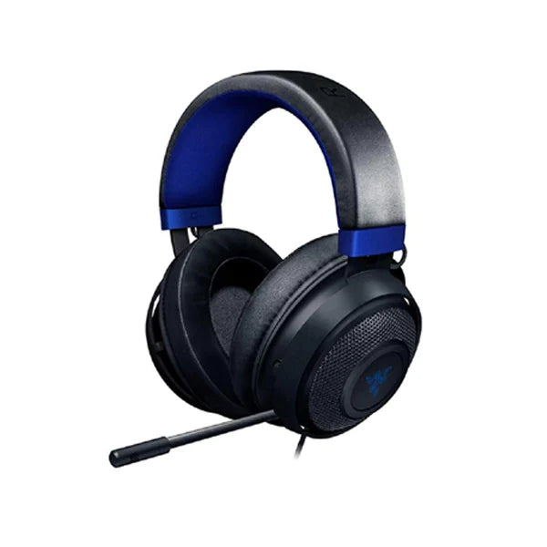 RAZER Kraken X for Console Wired Gaming Headphones With Mic ( Black - Blue ) ( Pc / Mac / Xbox / PS4 / PS5 )