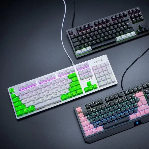 Razer PBT Keycap Upgrade Set - Razer Green