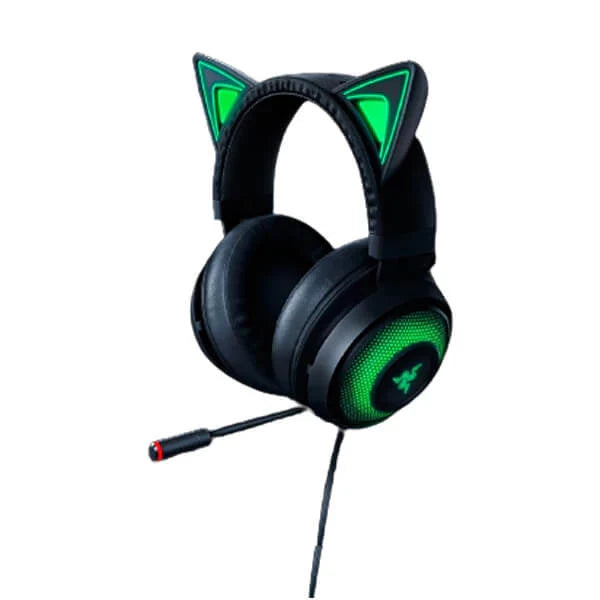 RAZER Kraken Kitty RGB USB Digital 7.1 Surround Gaming Headphone ( Black ) ( Devices with USB Connector )
