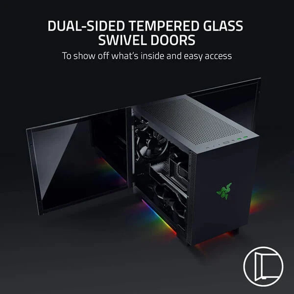 RAZER Tomahawk RGB ITX Mini Tower Cabinet (Black)