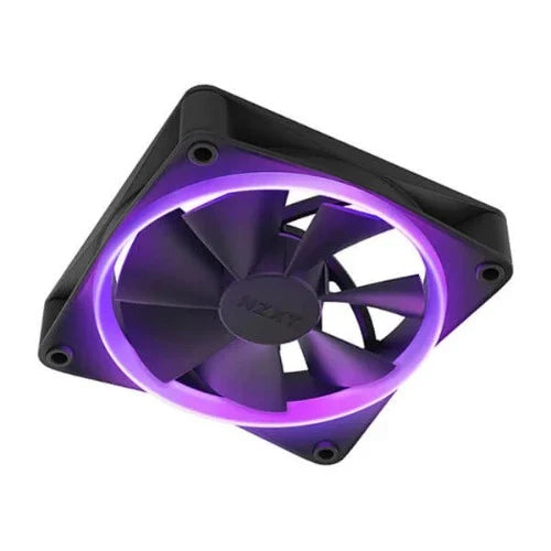 NZXT F120 RGB Duo 120mm with the RGB Controller Cabinet Fan Black (Triple Pack)